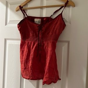 Red camisole Espirit Y2K camisole